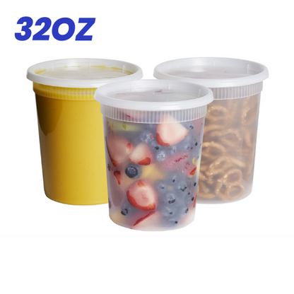 Clear Deli Containers- 240 Sets