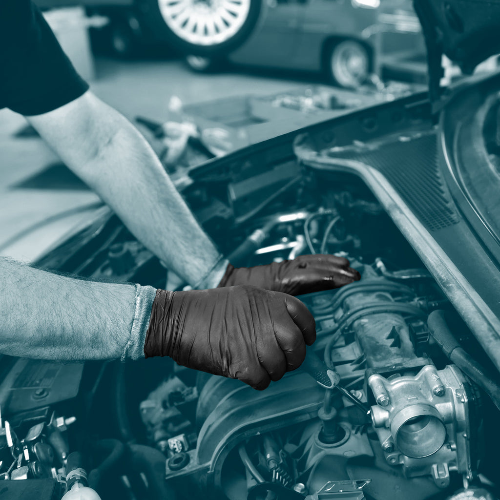 6 Mil Pro-Series Black Nitrile Gloves