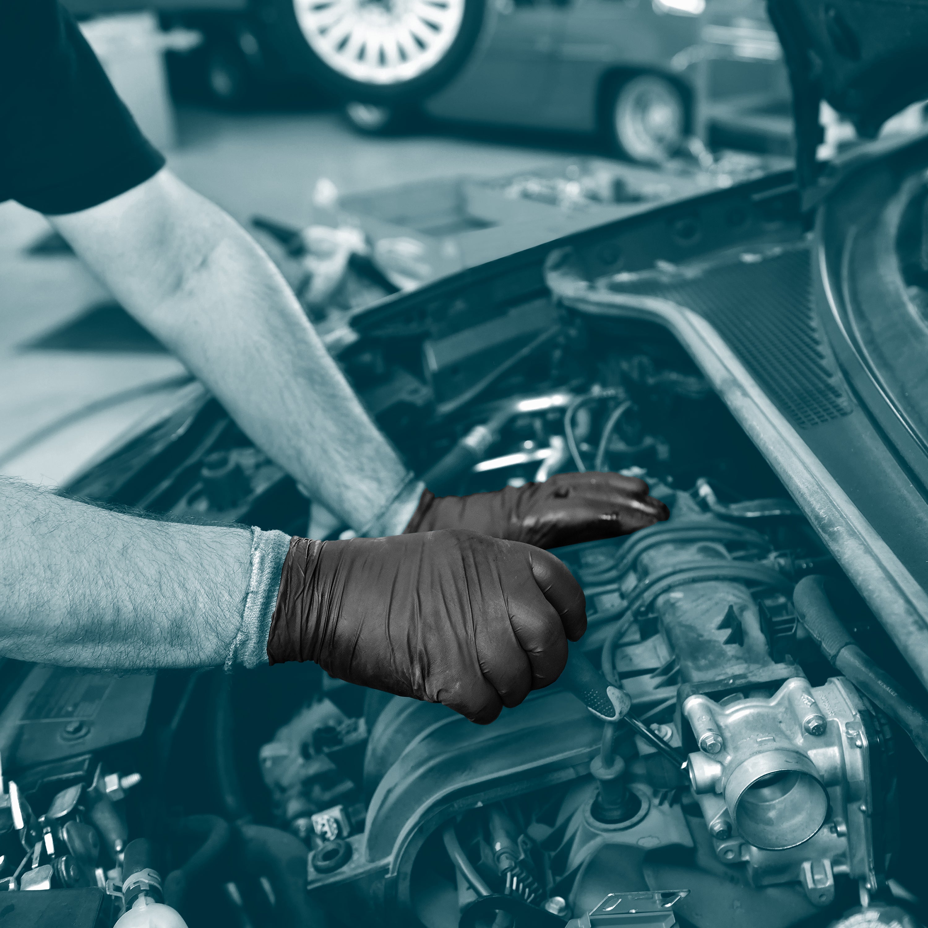 6 Mil Pro-Series Black Nitrile Gloves