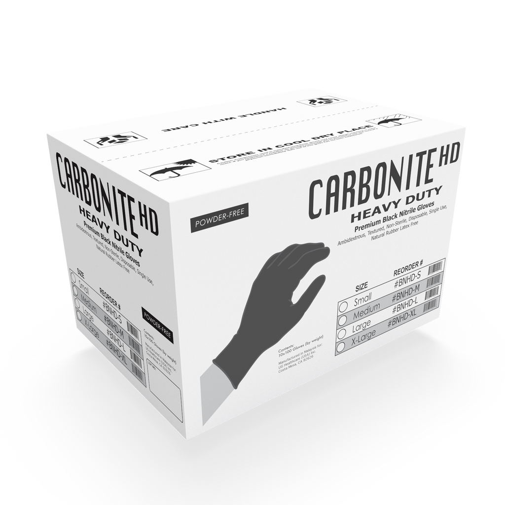 6 Mil Pro-Series Black Nitrile Gloves