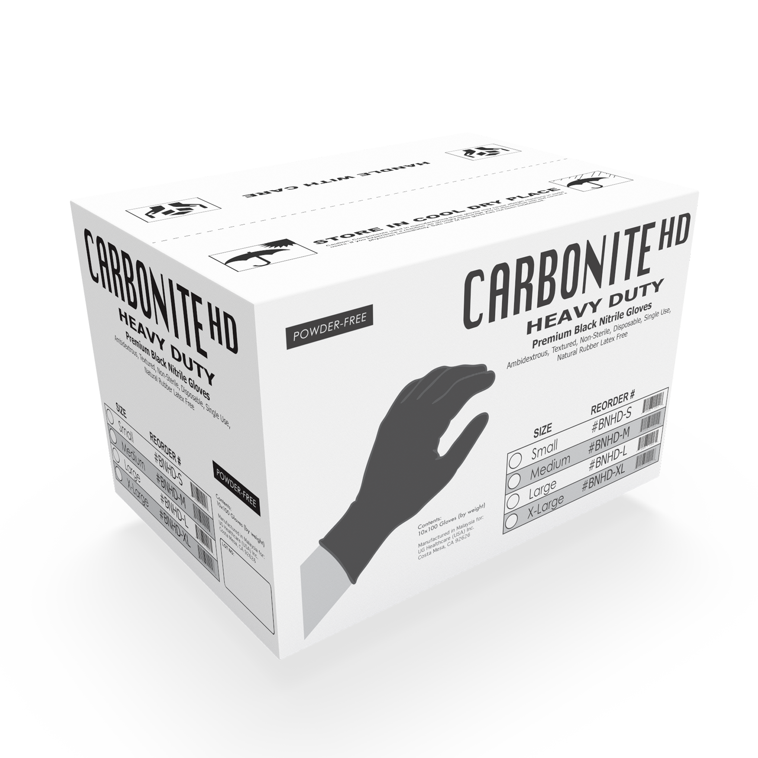 6 Mil Pro-Series Black Nitrile Gloves