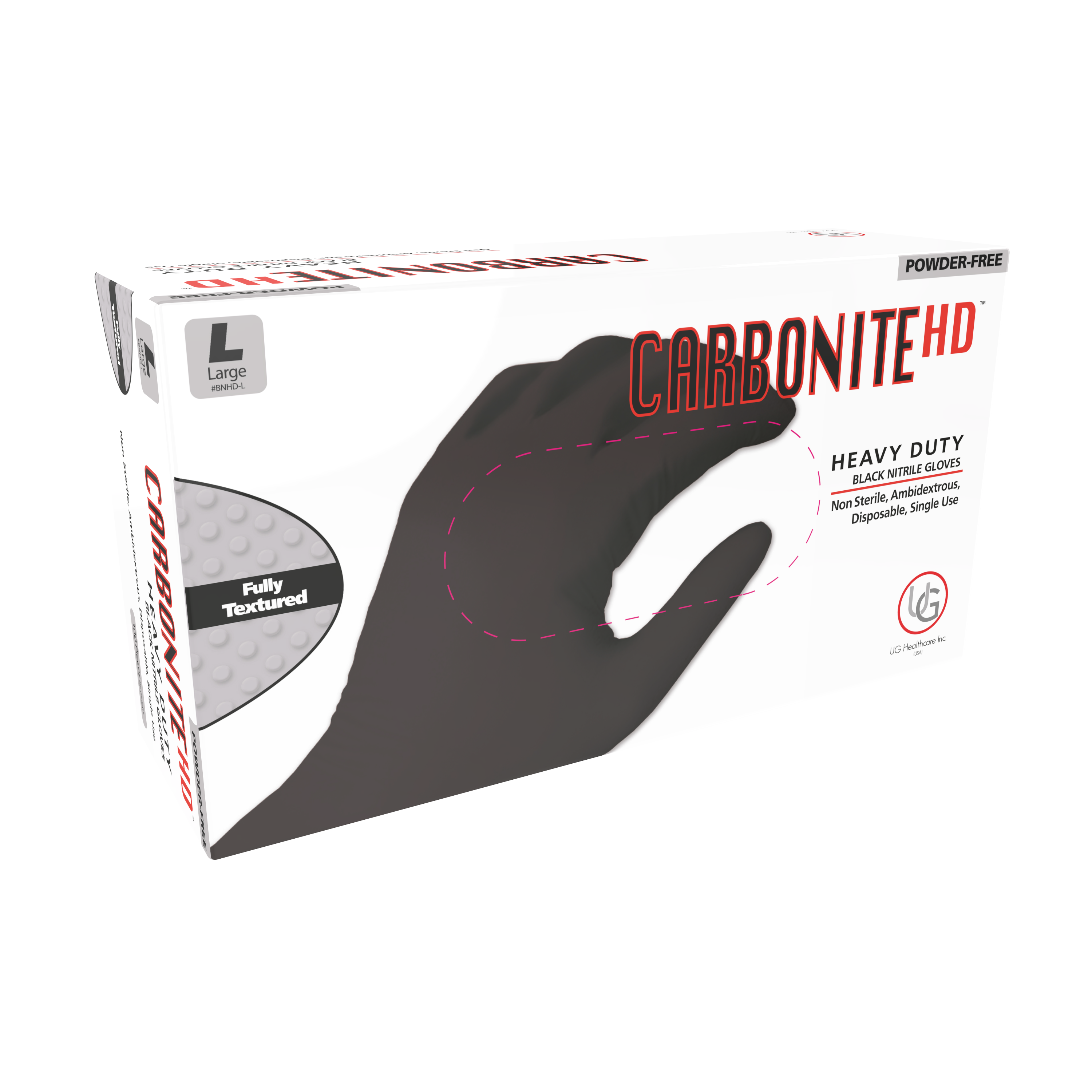 6 Mil Pro-Series Black Nitrile Gloves