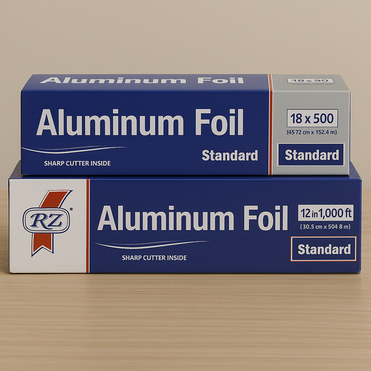 Aluminum Foil – Heavy Duty & Standard Rolls