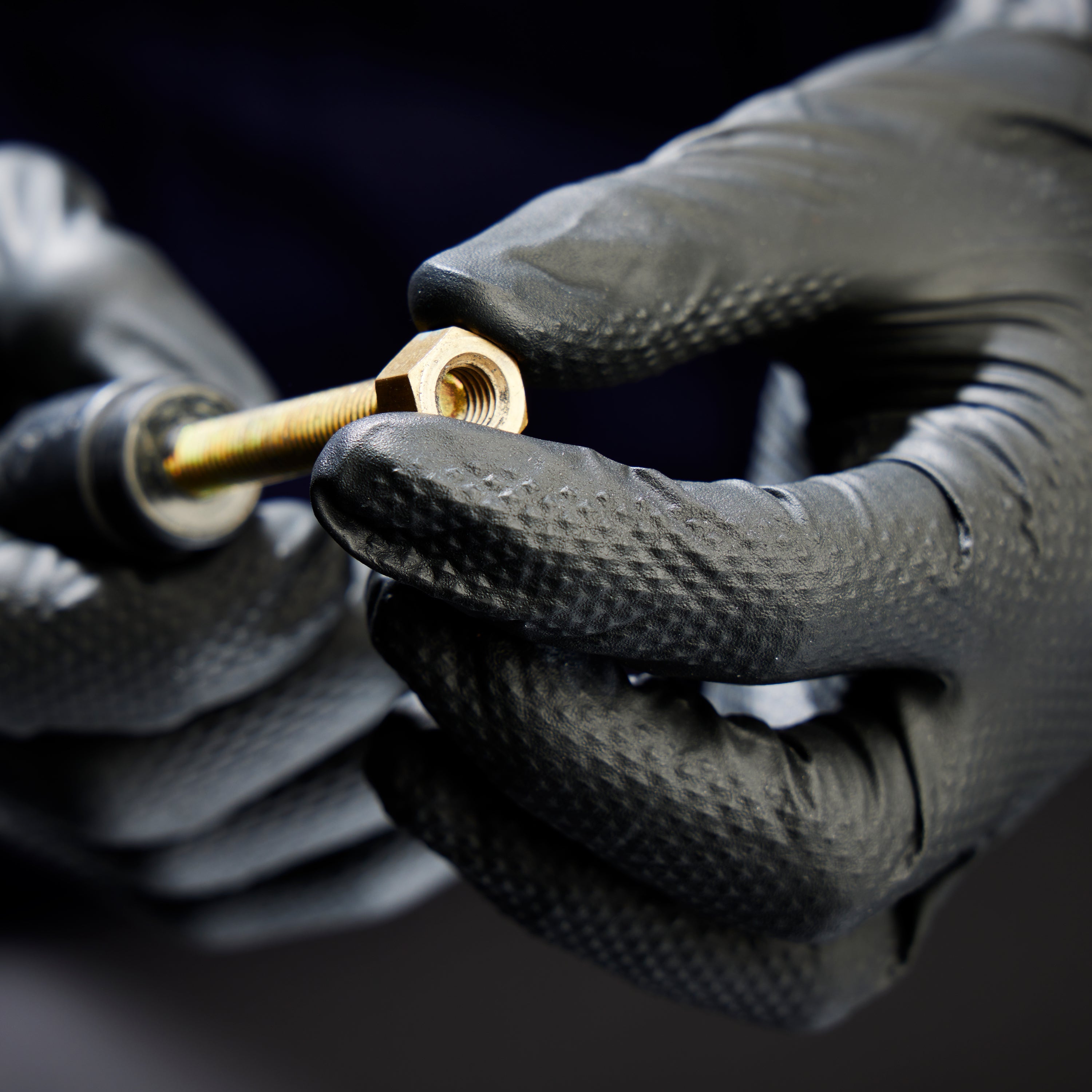 8 Mil Black Diamond-Grip Nitrile Gloves