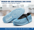 Premium Disposable Shoe Covers – Non-Slip (Bulk Packs)