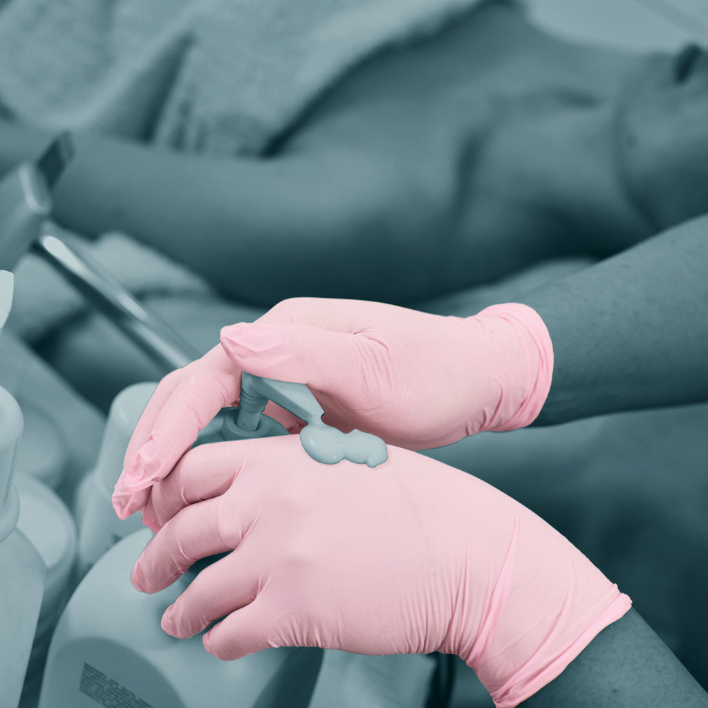 4 Mil Professional Rose Nitrile Gloves