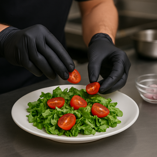 3.5 MIL Nitrile - Restaurant Safe/FDA Approved/Kitchen Use/Medical Use (Case 1,000 Gloves)
