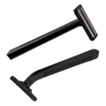 Black Disposable Razors – Double-Blade Stainless Steel for Professional Prep